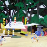 Olivier Morel, Japon, peinture, Hagi, bouées