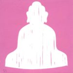 Olivier Morel, Bouddhas, linogravure, 1001 nuits