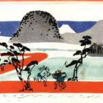 Olivier Morel, japon, gravure, pointe sèche et aquatinte