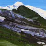 Olivier Morel montagne peinture contemporaine Sixt